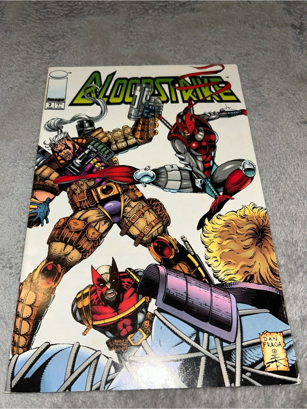Bloodstrike #2, Image Comic Book, June 1993, Dan Fraga